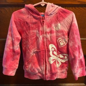 Children's Place Little Girls Tie-Dye Stretch Hoodie